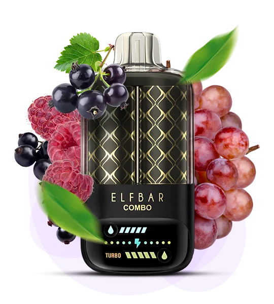 Elf Bar Combo 25000 Blackcurrant Raspberry & Grape