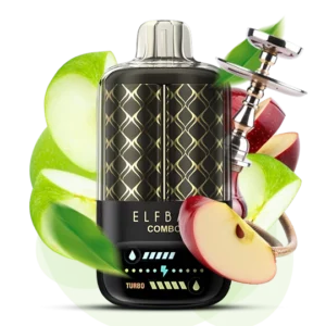 Elf Bar Combo 25000 Green Apple & Double Apple Shisha